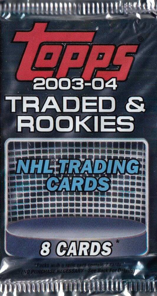 2003-04 Topps Traded and Rookies Retail Balíček